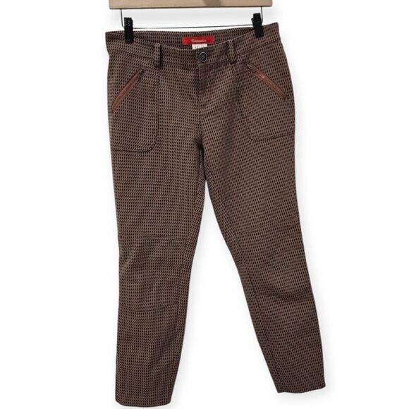 Cartonnier Anthropologie Size 4P Petite Equestrian Side Zip Pants Horse Girl - Picture 1 of 6